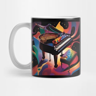 Abstract Image Of A Piano Mug